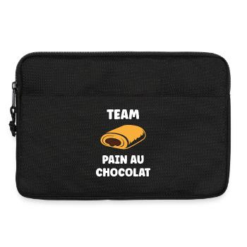 pain au chocolat - Laptoptasche 13" - Schwarz - Vorne