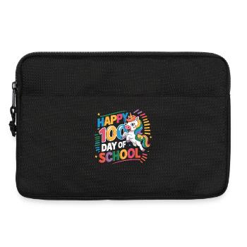 100 Day School Unicorn Celebration - Laptop bag 13" - black - Front