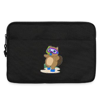 Beaver Diver Snorkel Diving - Laptop bag 13" - black - Front