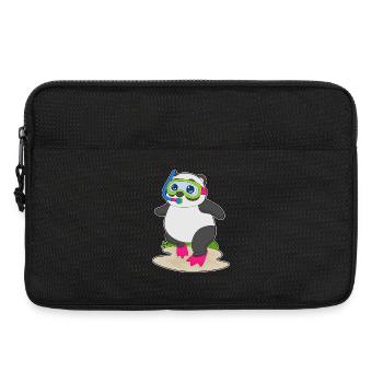 Panda Diver Snorkel Diving - Laptop bag 13" - black - Front