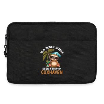 Nordsee Urlaub KEINEN STRESS BIN IN URLAUB IN - Laptoptasche 13" - Schwarz - Vorne