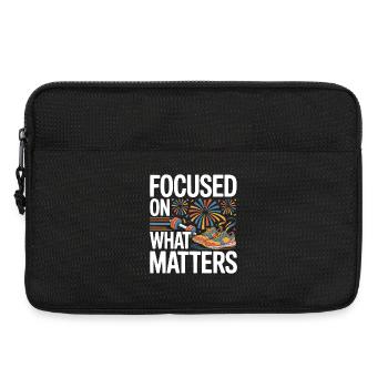 New Years Resolution Motivational Quotes - Laptop bag 13" - black - Front