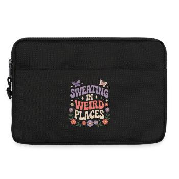 Sweating Sayings Funny Sweating Gift - Laptop bag 13" - black - Front