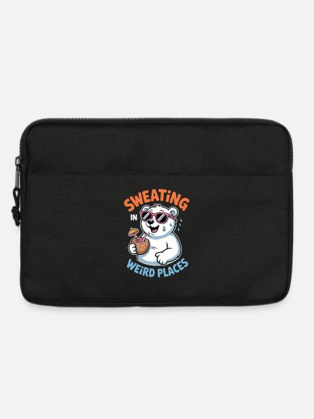 Schwitzen Sprüche Lustiges Schwitzen Geschenk - Laptoptasche 13" - Schwarz