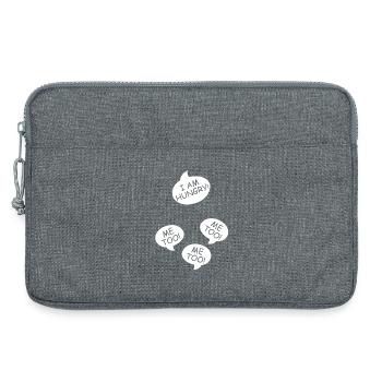 Mouettes Yoga Méditation Formation au yoga des mouettes - Sacoche pour ordinateur portable 13 pouces - gris chiné - Devant