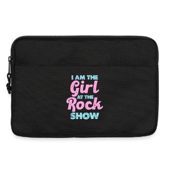 Pastel Rockgirl Statement - Laptop bag 13" - black - Front