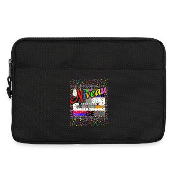 Niveau Störung Testbild Kostüm Karneval - Laptoptasche 13" - Schwarz - Vorne