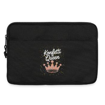 Reine des confettis - Sacoche pour ordinateur portable 13 pouces - noir - Devant