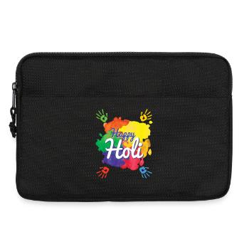 Frohes Holi-Fest Indisches Hindu-Holi-Fest - Laptoptasche 13" - Schwarz - Vorne