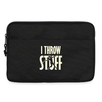 I Throw Stick Sport Tee - Laptop bag 13" - black - Front