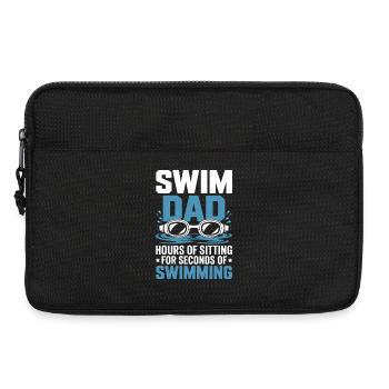 Dictions de natation : Drôle de cadeau de natation - Sacoche pour ordinateur portable 13 pouces - noir - Devant