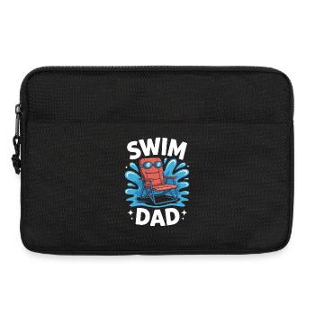 Schwimmen Sprüche Lustiges Schwimmen Geschenk - Laptoptasche 13" - Schwarz - Vorne