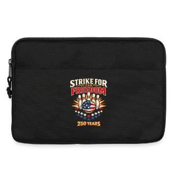 250-jähriges Amerika-Jubiläum USA-Flagge 250 Jahre - Laptoptasche 13" - Schwarz - Vorne