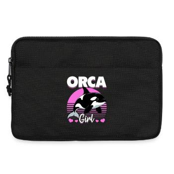 Funny Orca - Laptop bag 13" - black - Front