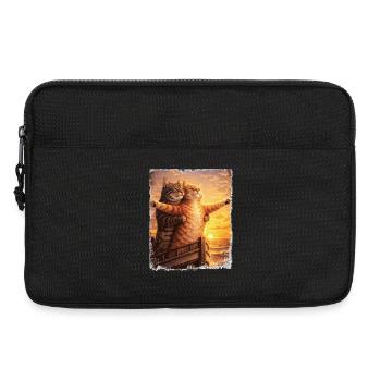 Titanic Cat Meme Funny Kitten Humor Cat Lover - Laptop bag 13" - black - Front