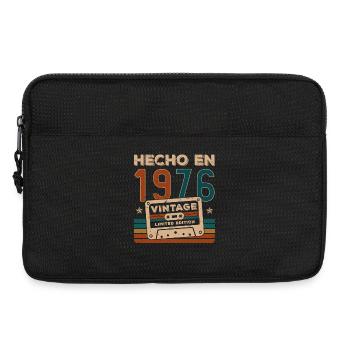 1976 Vintage Retro Birthday Gift - Laptop bag 13" - black - Front
