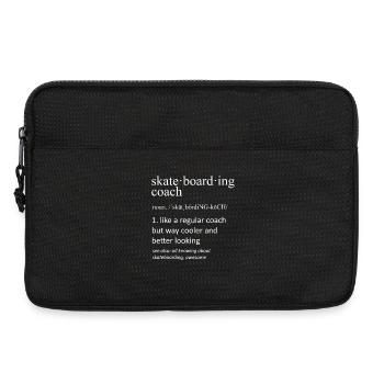 Skateboarding-Coach-Definition lustiger Skater - Laptoptasche 13" - Schwarz - Vorne