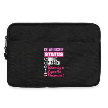 Beziehungsstatus Apotheker Pharmazietechniker - Laptoptasche 13" - Schwarz - Vorne