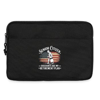 Retired Humor Senior Design - Laptop bag 13" - black - Front