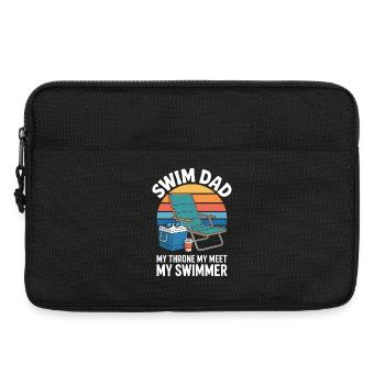 Dictions de natation : Drôle de cadeau de natation - Sacoche pour ordinateur portable 13 pouces - noir - Devant
