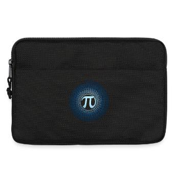 Symbole Pi avec spirale de nombres | Numéro de district 3.1415 - Sacoche pour ordinateur portable 13 pouces - noir - Devant