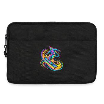 Snowboarder - Laptoptasche 13" - Schwarz - Vorne