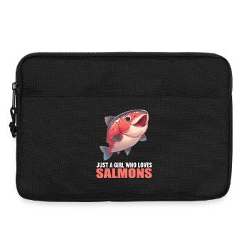 Lachse Lachs - Laptoptasche 13" - Schwarz - Vorne