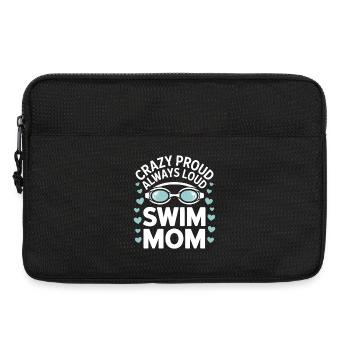 Dictions de natation : Drôle de cadeau de natation - Sacoche pour ordinateur portable 13 pouces - noir - Devant