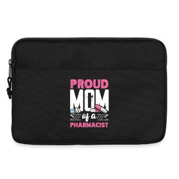 Stolze Mutter Eines Pharmazeuten - Laptoptasche 13" - Schwarz - Vorne