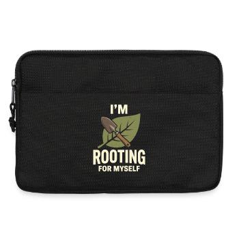 I'm Rooting For Myself Motivation Design - Laptop bag 13" - black - Front