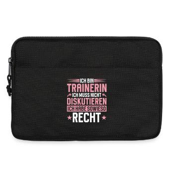 Coach doesn't have to discuss - Laptop bag 13" - black - Front