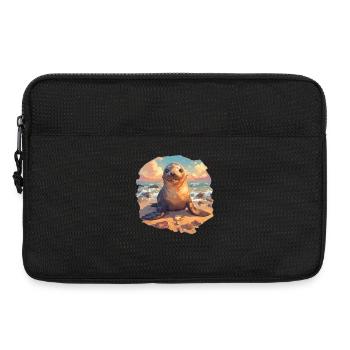 Sea Lions Sea Lion - Laptop bag 13" - black - Front