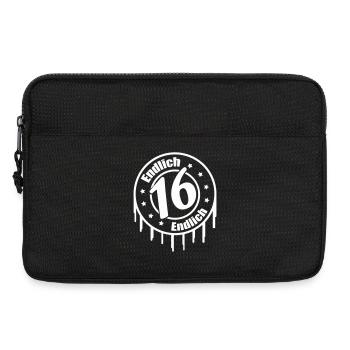 Finally 16 Birthday - Laptop bag 13" - black - Front