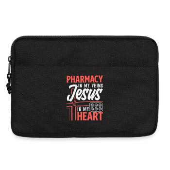 Christ Christus Apotheker Jesus Apotheke - Laptoptasche 13" - Schwarz - Vorne