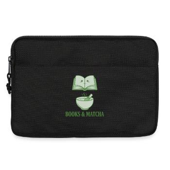 Books And Matcha Matcha Lover Green Tea Funny - Laptoptasche 13" - Schwarz - Vorne