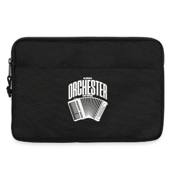 Kein Orchester ohne Akkordeon für Akkordeonspieler - Laptoptasche 13" - Schwarz - Vorne