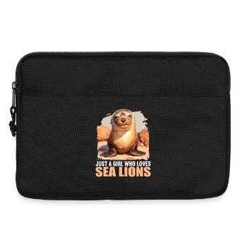 Sea Lions Sea Lion - Laptop bag 13" - black - Front