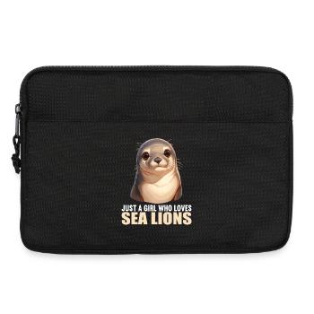 Sea Lions Sea Lion - Laptop bag 13" - black - Front