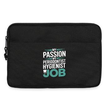 Periodontist My Passion My Gum Health Dentistry - Laptop bag 13" - black - Front