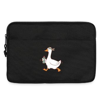 Spray Duck with Headband - Laptop bag 13" - black - Front