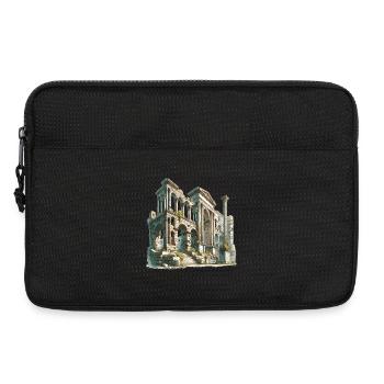 Antike Ruinen Architektur Illustration - Laptoptasche 13" - Schwarz - Vorne