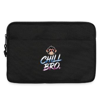 Chill Bro Monkey - Laptoptasche 13" - Schwarz - Vorne