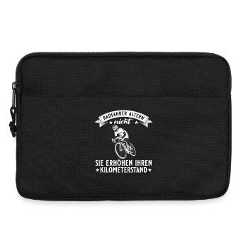 Cadeau du vélo de route pour le cycliste Cycliste - Sacoche pour ordinateur portable 13 pouces - noir - Devant