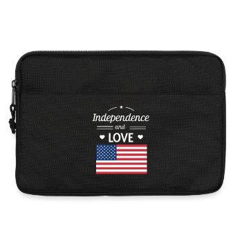 Independence and Love USA - Laptop bag 13" - black - Front