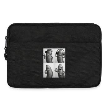 Zucchini - Laptoptasche 13" - Schwarz - Vorne