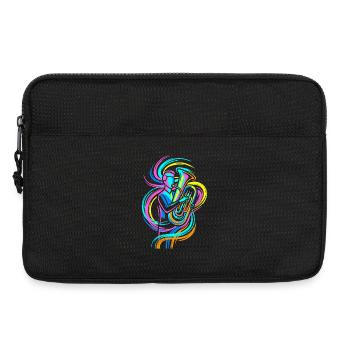 Tuba player - Laptop bag 13" - black - Front