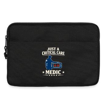 EMT avancé en soins intensifs comme identité - Sacoche pour ordinateur portable 13 pouces - noir - Devant