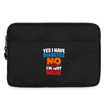 Blood Sugar Insulin Support Type One Pride - Laptop bag 13" - black - Front