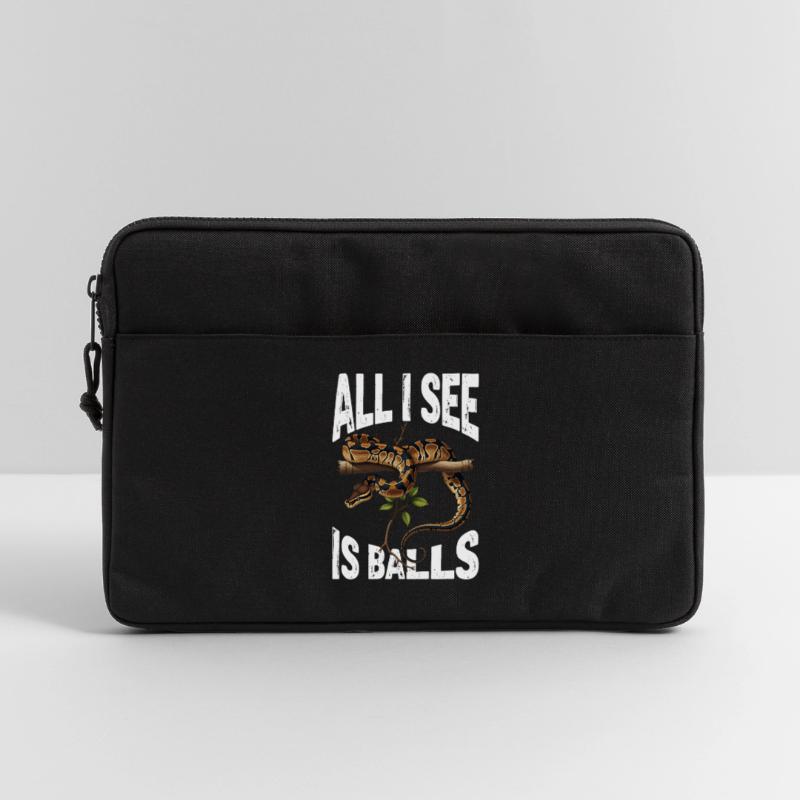 Königspython Schlangen Liebhaber Terrarium Python Laptoptasche 13"
