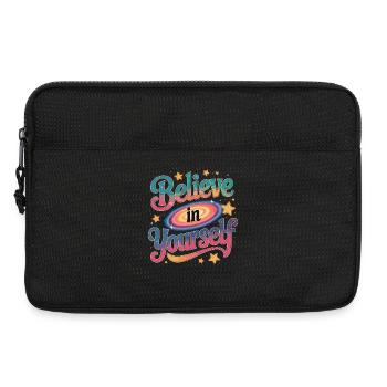 Believe in Yourself - Galaxy - Laptop bag 13" - black - Front